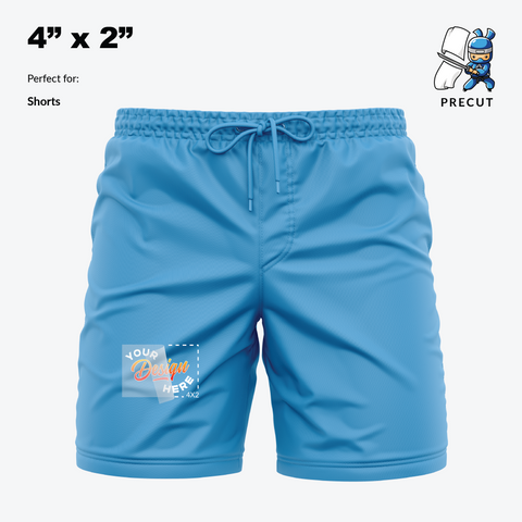 Transfers for shorts 4x2 inches