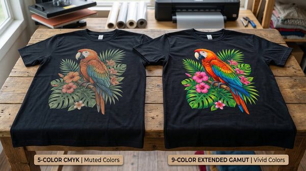 5-Color vs. 9-Color DTF: Does Print Quality Really Differ?