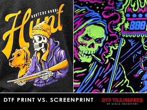 DTF vs Screen Printing