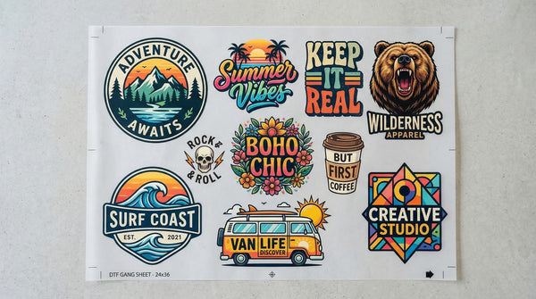 DTF Gang Sheets: How to Save Money by Combining Your Designs