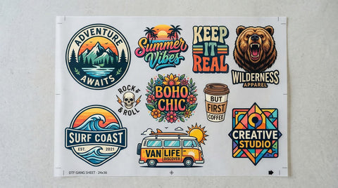 DTF Gang Sheets: How to Save Money by Combining Your Designs