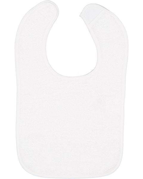 Rabbit Skins 1003 Infant Contrast Trim Terry Bib