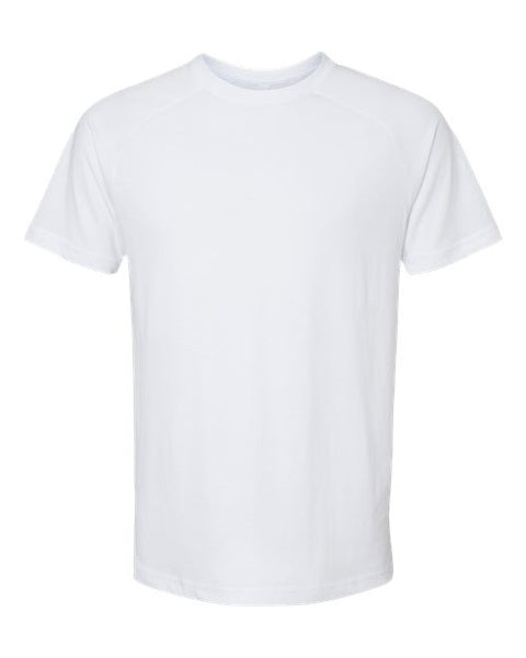 BELLA + CANVAS 3201 Men's Heather CVC Raglan Tee