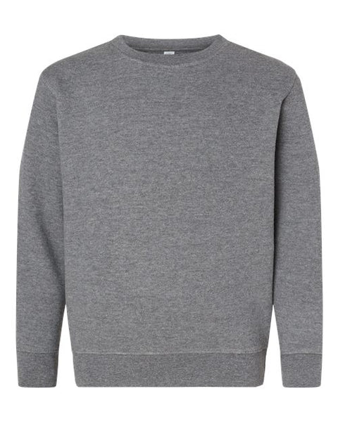 LAT 2225 Youth Elevated Fleece Crewneck Sweatshirt