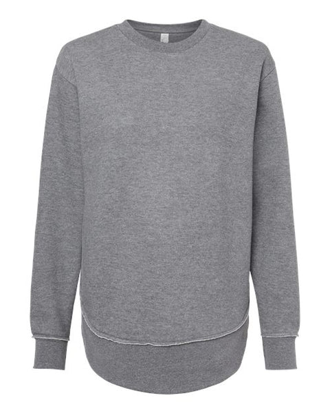 LAT 3525 Women's Weekend Fleece Crewneck Sweatshirt