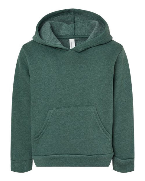 BELLA + CANVAS 3719T Toddler Sponge Fleece Pullover Hoodie Sweatshirt