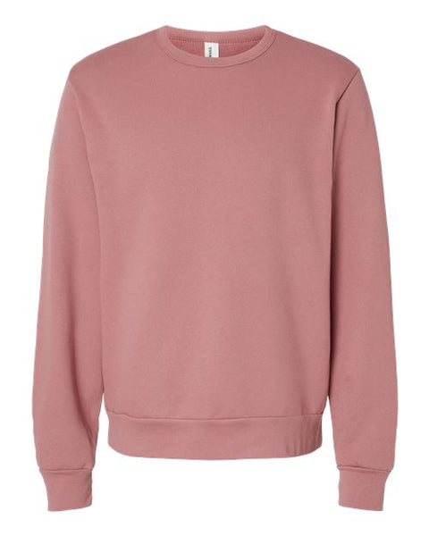 BELLA + CANVAS 3911 Unisex Sponge Fleece Classic Crewneck Sweatshirt
