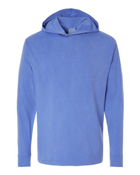 ComfortWash by Hanes GDH280 Unisex Garment-Dyed Jersey Hooded Long Sleeve T-Shirt