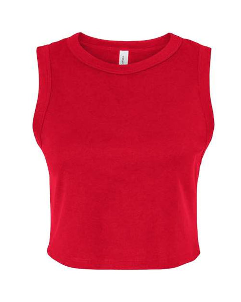 BELLA + CANVAS 1013 Women's Micro Rib Muscle Crop Tank