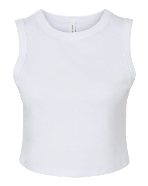 BELLA + CANVAS 1013 Women's Micro Rib Muscle Crop Tank