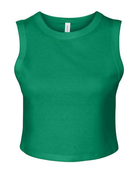 BELLA + CANVAS 1013 Women's Micro Rib Muscle Crop Tank