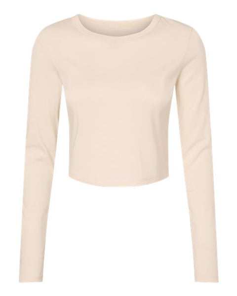 BELLA + CANVAS 1501 Women's Micro Rib Long Sleeve Baby Tee
