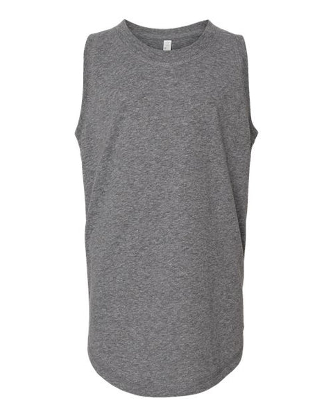 LAT 2692 Girls' Relaxed Fine Jersey Tank