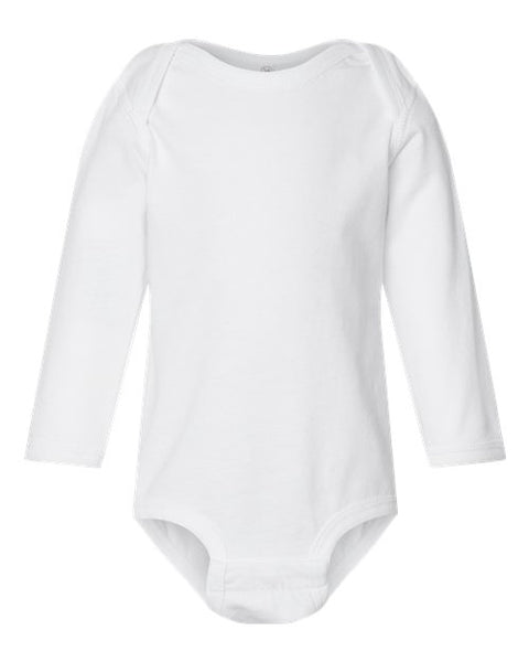 Rabbit Skins 4421 Infant Fine Jersey Long Sleeve Bodysuit