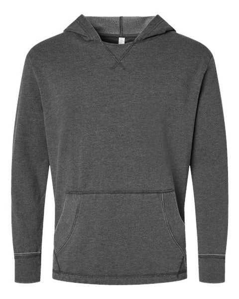 LAT 6936 Unisex Vintage Wash Fleece Hoodie Sweatshirt