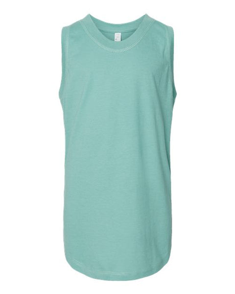 LAT 2692 Girls' Relaxed Fine Jersey Tank