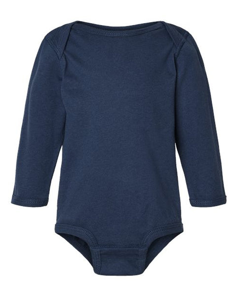 Rabbit Skins 4421 Infant Fine Jersey Long Sleeve Bodysuit