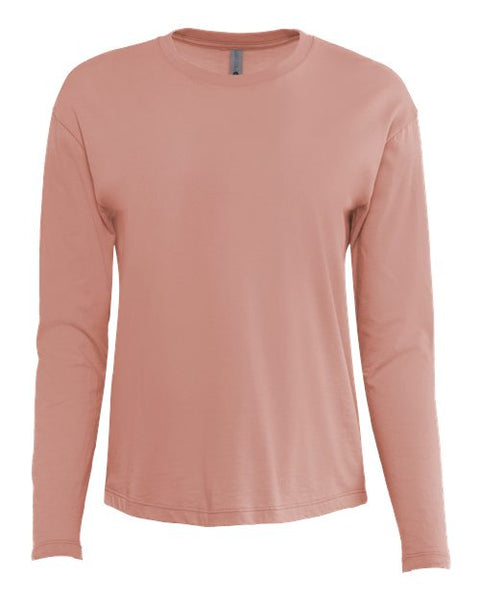 Next Level 3911 Women's Cotton Relaxed Long Sleeve T-Shirt