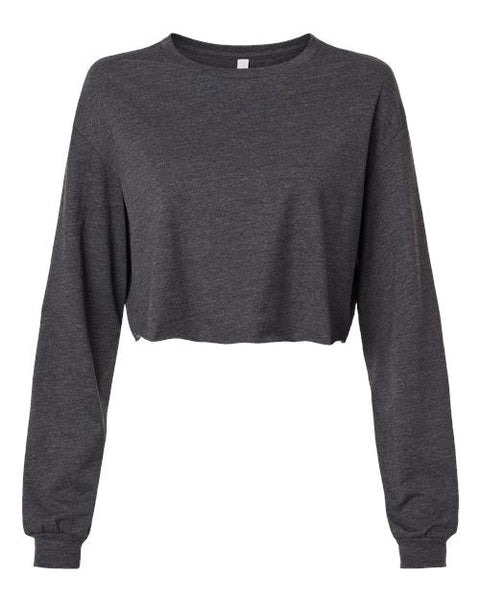 BELLA + CANVAS 6501 Women's FWD Fashion Crop Long Sleeve Tee