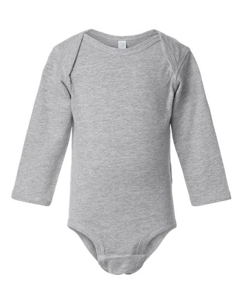 Rabbit Skins 4421 Infant Fine Jersey Long Sleeve Bodysuit