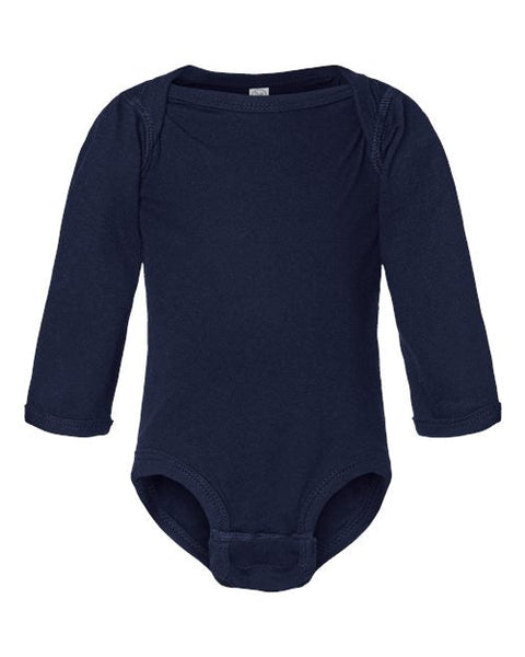 Rabbit Skins 4421 Infant Fine Jersey Long Sleeve Bodysuit