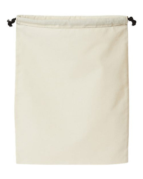 OAD OAD119R Double Cinch Recycled Canvas Shoe and Accessory Bag