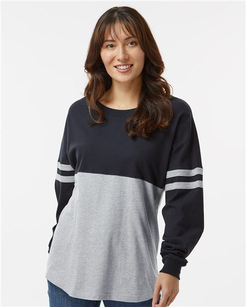 Boxercraft BW3514 Women's Pom Pom Long Sleeve Jersey T-Shirt