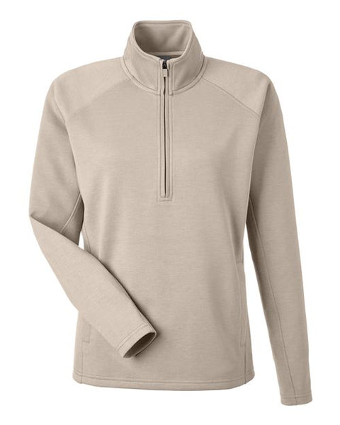 J. America 8754 Women's Apex Fleece Quarter-Zip Pullover