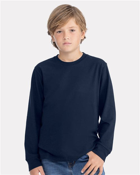 Next Level 3311 Youth Cotton Long Sleeve T-Shirt