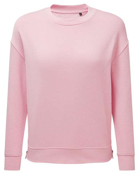 TriDri TD600 Women's Billie Side-Zip Crewneck Sweatshirt