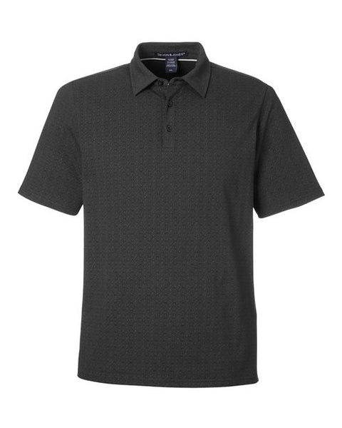 Devon & Jones DG101 Men's Crownlux Performance Geo Polo