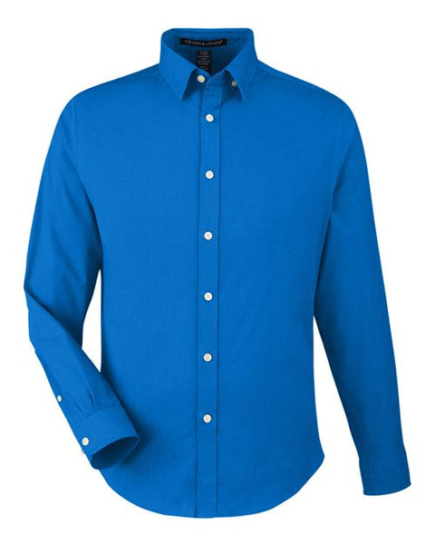Devon & Jones DG505 Men's CrownLux Performance Spencer Poplin Dress Shirt