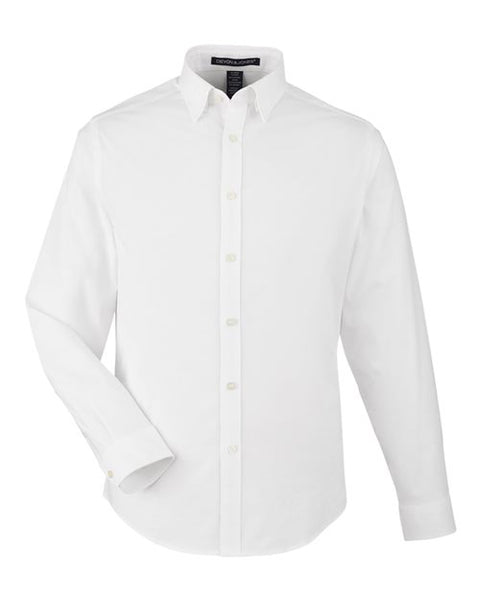 Devon & Jones DG505 Men's CrownLux Performance Spencer Poplin Dress Shirt