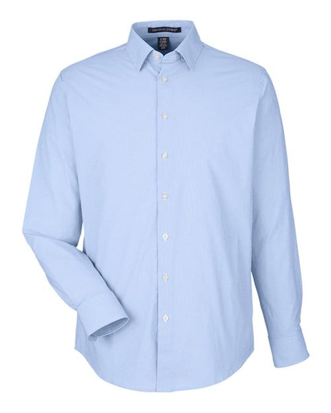 Devon & Jones DG537 Men's CrownLux Performance Microstripe Dress Shirt
