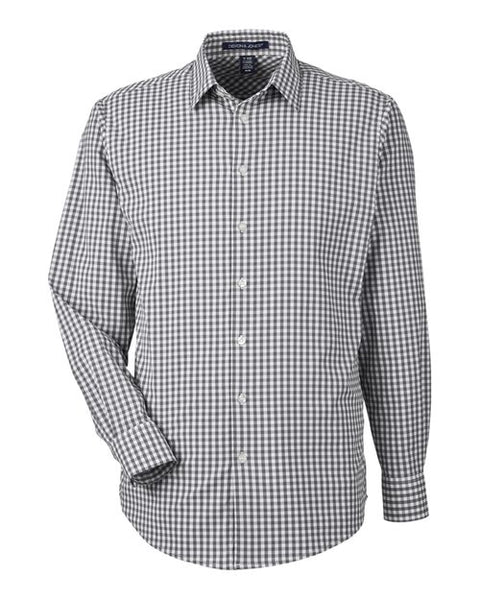 Devon & Jones DG536 Men's CrownLux Performance Gingham Dress Shirt