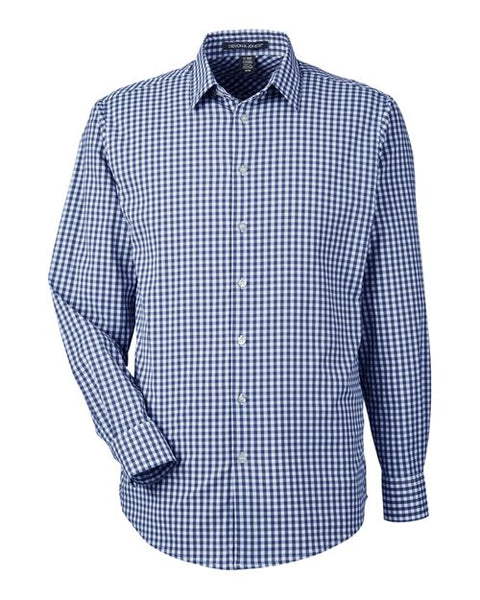 Devon & Jones DG536 Men's CrownLux Performance Gingham Dress Shirt