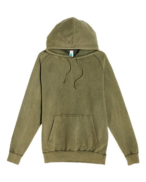 Lane Seven LST004 Unisex Vintage Raglan Hooded Sweatshirt