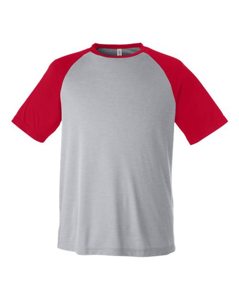 Team 365 TT62 Unisex Zone Colorblock Raglan T-Shirt