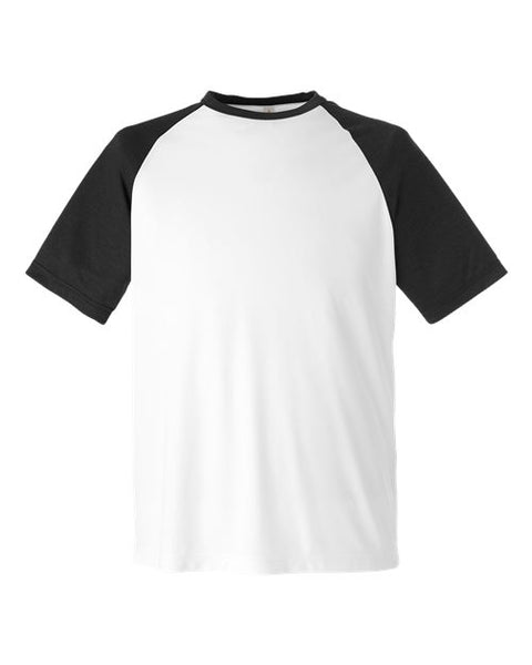 Team 365 TT62 Unisex Zone Colorblock Raglan T-Shirt