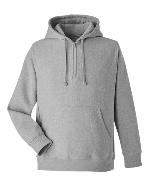 Team 365 TT97 Unisex Zone HydroSport Heavyweight Quarter-Zip Hooded Sweatshirt