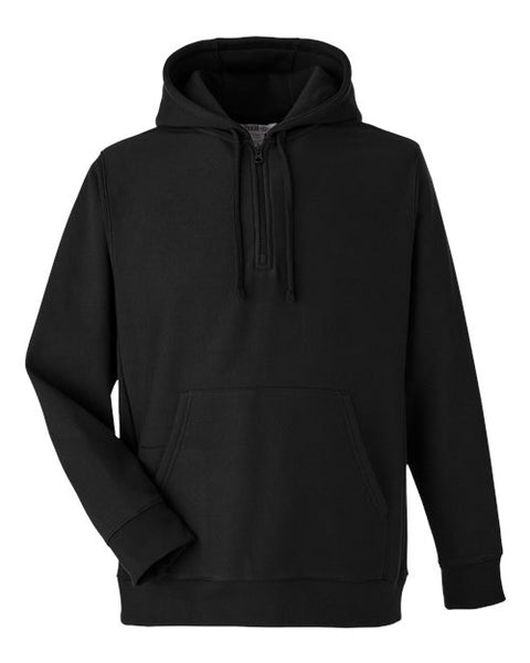 Team 365 TT97 Unisex Zone HydroSport Heavyweight Quarter-Zip Hooded Sweatshirt