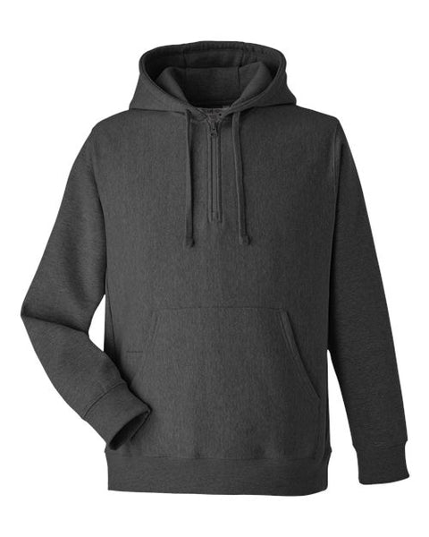Team 365 TT97 Unisex Zone HydroSport Heavyweight Quarter-Zip Hooded Sweatshirt