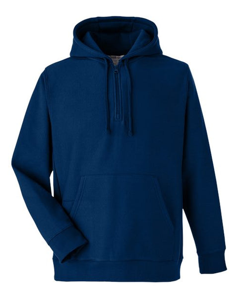 Team 365 TT97 Unisex Zone HydroSport Heavyweight Quarter-Zip Hooded Sweatshirt