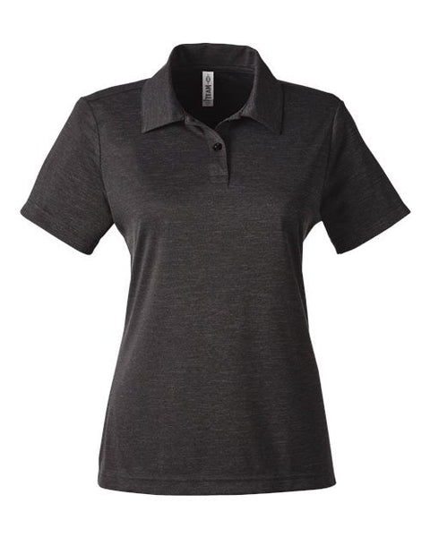 Team 365 TT51HW Women's Zone Sonic Heather Performance Polo