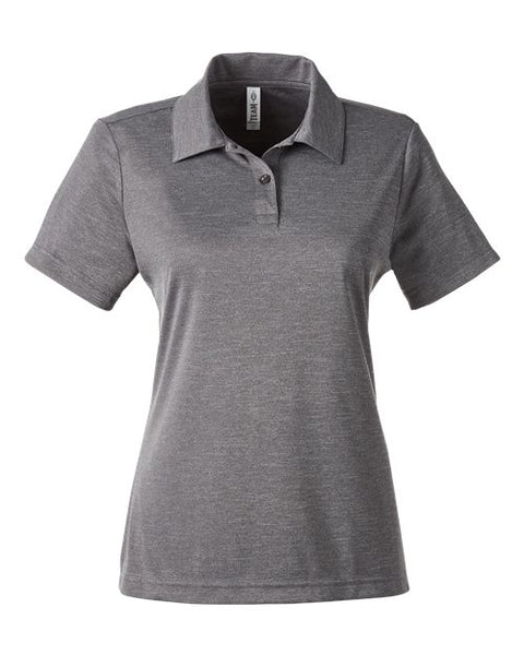 Team 365 TT51HW Women's Zone Sonic Heather Performance Polo