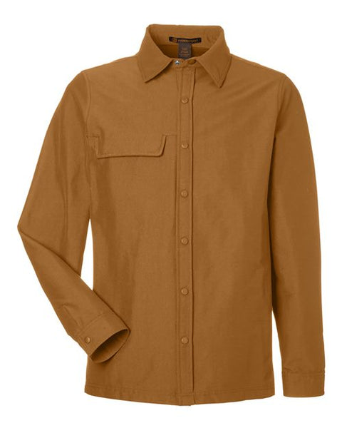 Harriton M72 Unisex Flex Twill Overshirt Jacket