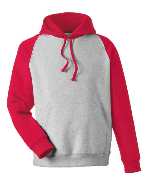 Team 365 TT96CB Unisex Zone HydroSport Heavyweight Colorblock Hooded Sweatshirt