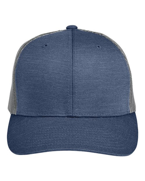 Team 365 TT802Y Youth Zone Sonic Heather Trucker Cap by Yupoong