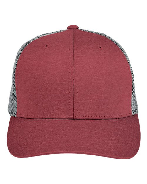 Team 365 TT802Y Youth Zone Sonic Heather Trucker Cap by Yupoong
