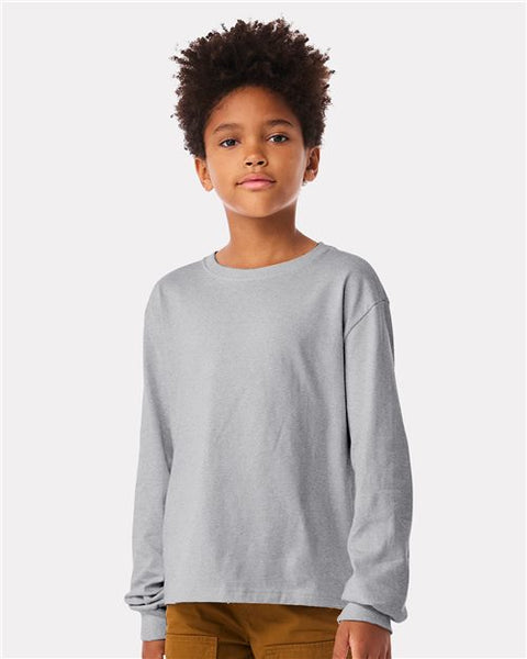 BELLA + CANVAS 3511Y Youth 6oz. Heavyweight Long Sleeve Tee